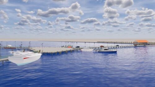 白马省兔子岛旅游港口开通 海上国际口岸连接富国岛-柬之窗