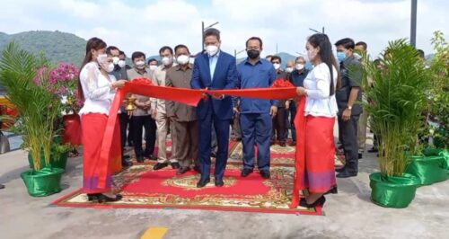 白马省兔子岛旅游港口正式启用-柬之窗