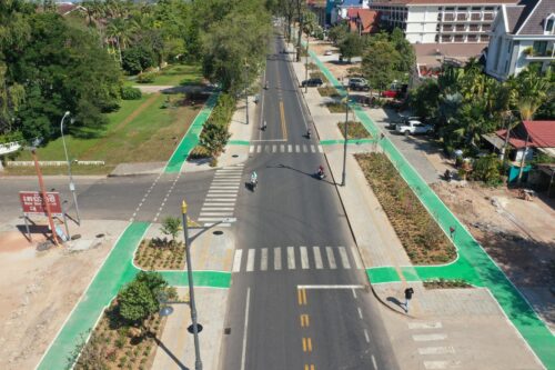 暹粒38条道路竣工 仅剩美化和清洁-柬之窗