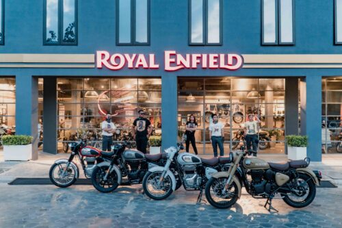 纯正英伦复古摩托,皇家恩菲尔德经典350在柬埔寨正式推出-柬之窗