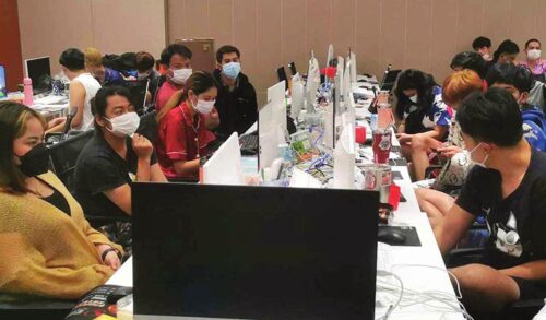 柬泰警方合作突袭西港两诈骗窝点逮捕61人-柬之窗