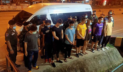 12名中国人在柬泰边境非法入境泰国被捕-柬之窗