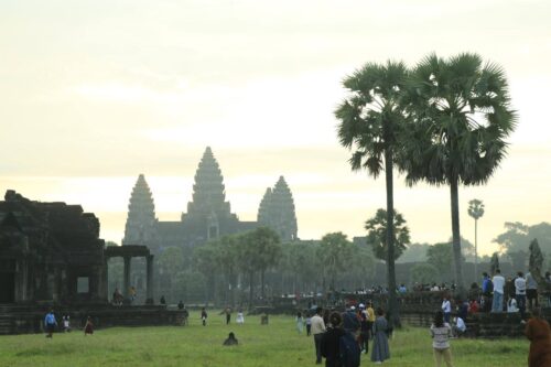 非常失望!今早吴哥奇景“塔尖日出”没出现-柬之窗