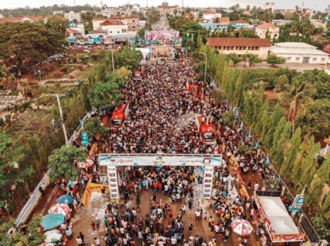 2022年柬埔寨新年主要省份的宋干活动-柬之窗