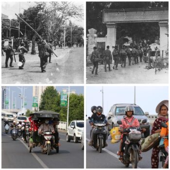 47年前后金边对比图,人们被迫离开与开心的返程-柬之窗