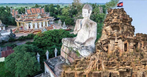 柬埔寨最大的佛像在马德望-柬之窗