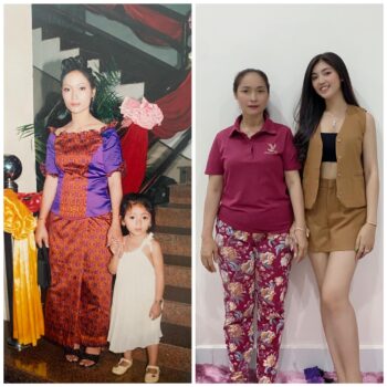 柬网友晒与妈妈的合照，我已经长大，你还没有变老-柬之窗