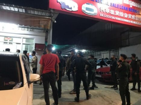 西港某车行疑似遭勒索，开枪吓退肇事者-柬之窗