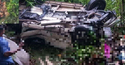 中国女子乘坐出租车西港省路段翻车身亡-柬之窗