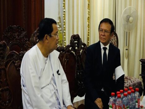 洪森允许金速卡会见就洪能逝世表示深切哀悼-柬之窗